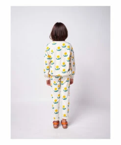 Cheap ⌛ Organic Cotton Flower Sweatshirt Ecru Bobo Choses Fashion Children ⭐ -Outlet Kids' Fashion Store organic cotton flower sweatshirt ecru bobo choses fashion children 5