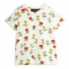 Cheapest 👍 Organic Cotton Flower T-shirt Ecru Mini Rodini Fashion Baby, Children 👍