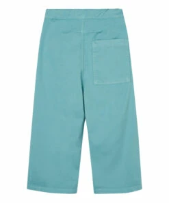 Buy 👍 Organic Cotton Flowy Trousers Light blue Main Story Fashion Teen, Children ❤️ -Outlet Kids' Fashion Store organic cotton flowy trousers light blue main story fashion teen children 3