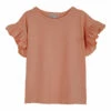 Best deal ⌛ Organic Cotton Frill T-shirt Dusty Pink Emile et Ida Fashion Children 👍