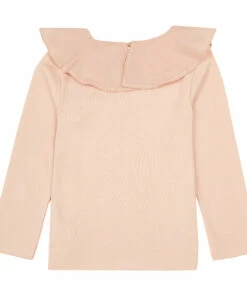 Cheap ⭐ Organic Cotton Frill T-shirt Pink Oeuf NYC Fashion Children 🔥 -Outlet Kids' Fashion Store organic cotton frill t shirt pink oeuf nyc fashion children 2
