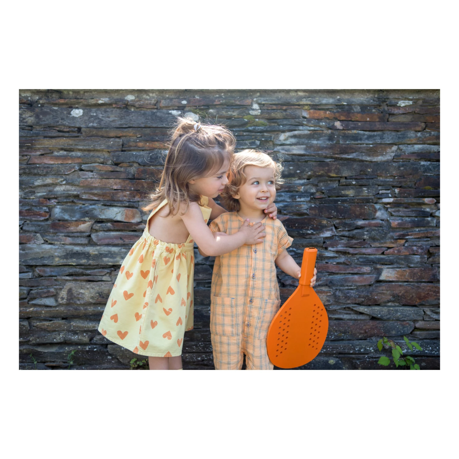 Cheapest ๐งจ Organic Cotton Heart ๐ Dress Yellow Piupiuchick Fashion Children ๐ 2 Cheapest ๐งจ Organic Cotton Heart ๐ Dress Yellow Piupiuchick Fashion Children ๐ - Image 2