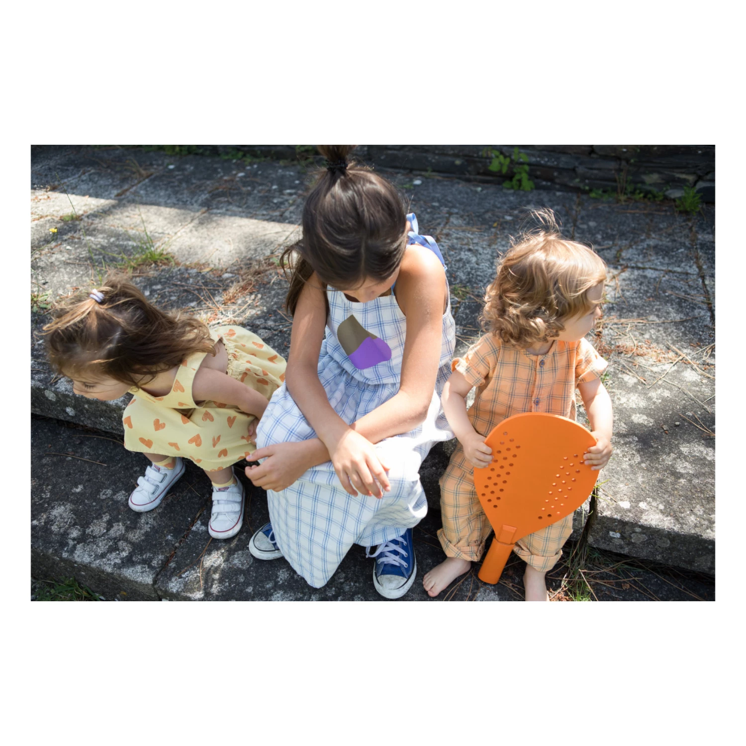 Cheapest ๐งจ Organic Cotton Heart ๐ Dress Yellow Piupiuchick Fashion Children ๐ 3 Cheapest ๐งจ Organic Cotton Heart ๐ Dress Yellow Piupiuchick Fashion Children ๐ - Image 3