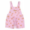 Deals ✔️ Organic Cotton Heart Overalls Pink Piupiuchick Fashion Children 💯