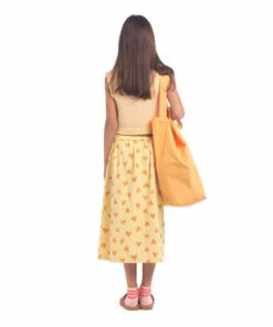 Cheapest 🔥 Organic Cotton Heart Skirt Yellow Piupiuchick Fashion Teen, Children ⌛ -Outlet Kids' Fashion Store organic cotton heart skirt yellow piupiuchick fashion teen children 3