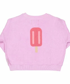 Hot Sale 💯 Organic Cotton Ice Cream Jumper Pink Piupiuchick Fashion Teen, Children 👍 -Outlet Kids' Fashion Store organic cotton ice cream jumper pink piupiuchick fashion teen children 3