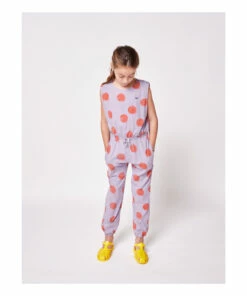 Flash Sale ❤️ Organic Cotton Jersey Balloon Jumpsuit Mauve Bobo Choses Fashion Children 🛒 -Outlet Kids' Fashion Store organic cotton jersey balloon jumpsuit mauve bobo choses fashion children 1