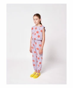 Flash Sale ❤️ Organic Cotton Jersey Balloon Jumpsuit Mauve Bobo Choses Fashion Children 🛒 -Outlet Kids' Fashion Store organic cotton jersey balloon jumpsuit mauve bobo choses fashion children 2