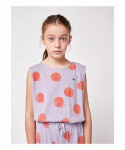 Flash Sale ❤️ Organic Cotton Jersey Balloon Jumpsuit Mauve Bobo Choses Fashion Children 🛒 -Outlet Kids' Fashion Store organic cotton jersey balloon jumpsuit mauve bobo choses fashion children 3