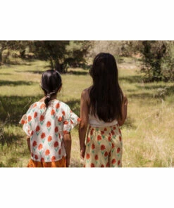 Best Sale 🔔 Organic Cotton Jersey Flower Culottes Pale yellow Bobo Choses Fashion Children 🔔 -Outlet Kids' Fashion Store organic cotton jersey flower culottes pale yellow bobo choses fashion children 2