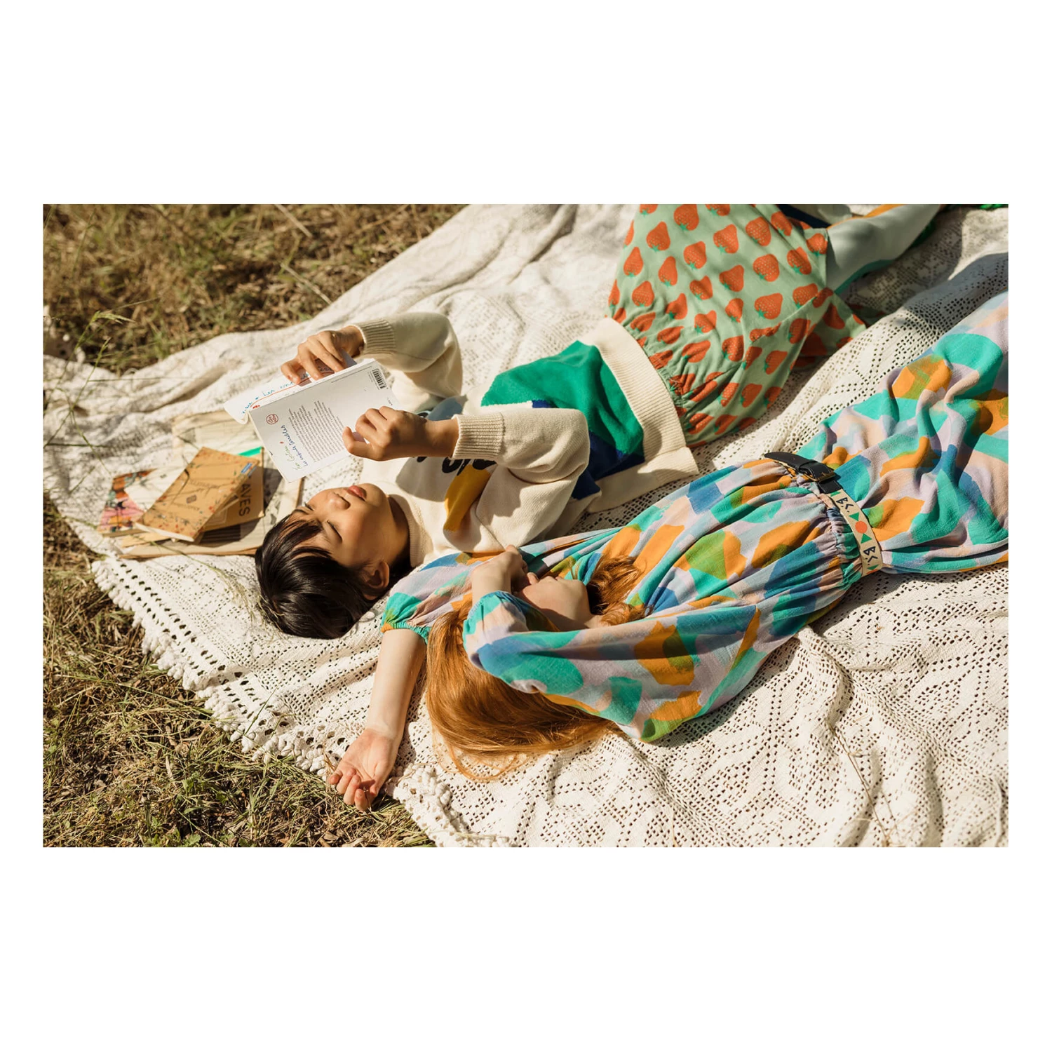 Deals ๐ Organic Cotton Jersey Strawberry Midi-Skirt Green water Bobo Choses Fashion Children ๐งจ 2 Deals ๐ Organic Cotton Jersey Strawberry Midi-Skirt Green water Bobo Choses Fashion Children ๐งจ - Image 2