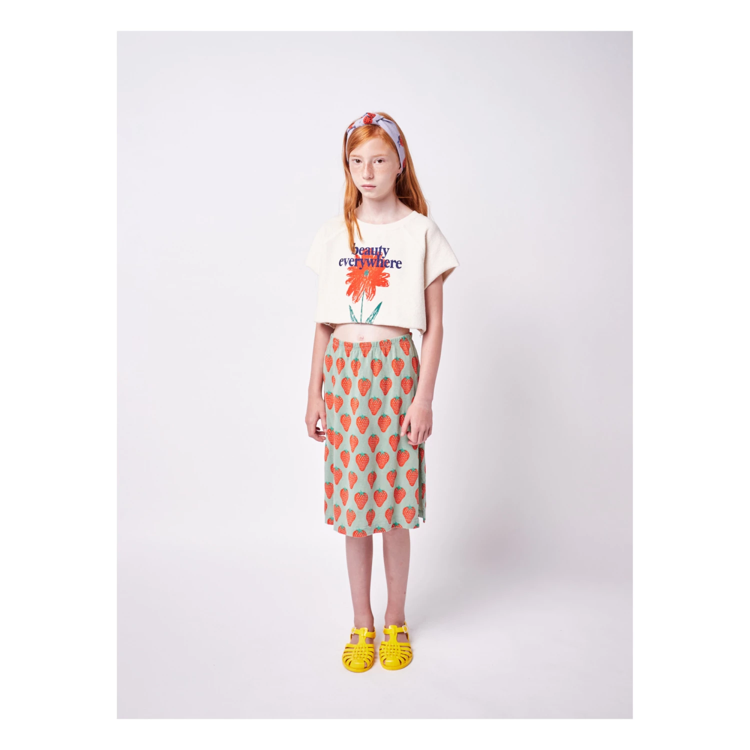 Deals ๐ Organic Cotton Jersey Strawberry Midi-Skirt Green water Bobo Choses Fashion Children ๐งจ 3 Deals ๐ Organic Cotton Jersey Strawberry Midi-Skirt Green water Bobo Choses Fashion Children ๐งจ - Image 3