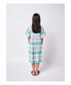 Best deal 👍 Organic Cotton Jersey Striped 👗 Dress Mauve Bobo Choses Fashion Children ✔️ -Outlet Kids' Fashion Store organic cotton jersey striped dress mauve bobo choses fashion children 4