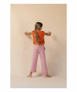 Best Pirce 🔔 Organic Cotton Joggers Pink Longlivethequeen Fashion Teen, Children 🛒 -Outlet Kids' Fashion Store organic cotton joggers pink longlivethequeen fashion teen children 3