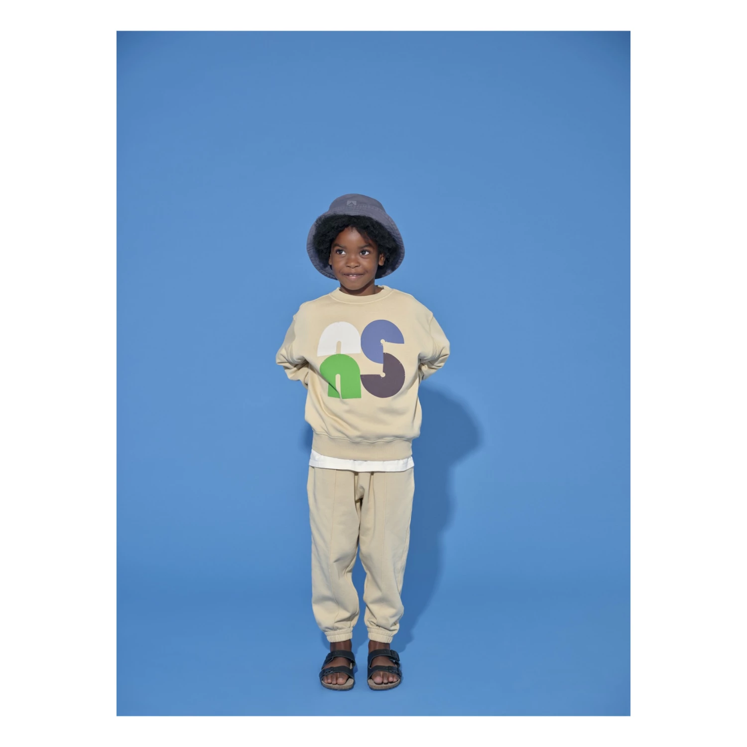 Wholesale ✔️ Organic Cotton Jumper Beige Main Story Fashion Teen, Children 🎉 2 Wholesale ✔️ Organic Cotton Jumper Beige Main Story Fashion Teen, Children 🎉 - Image 2