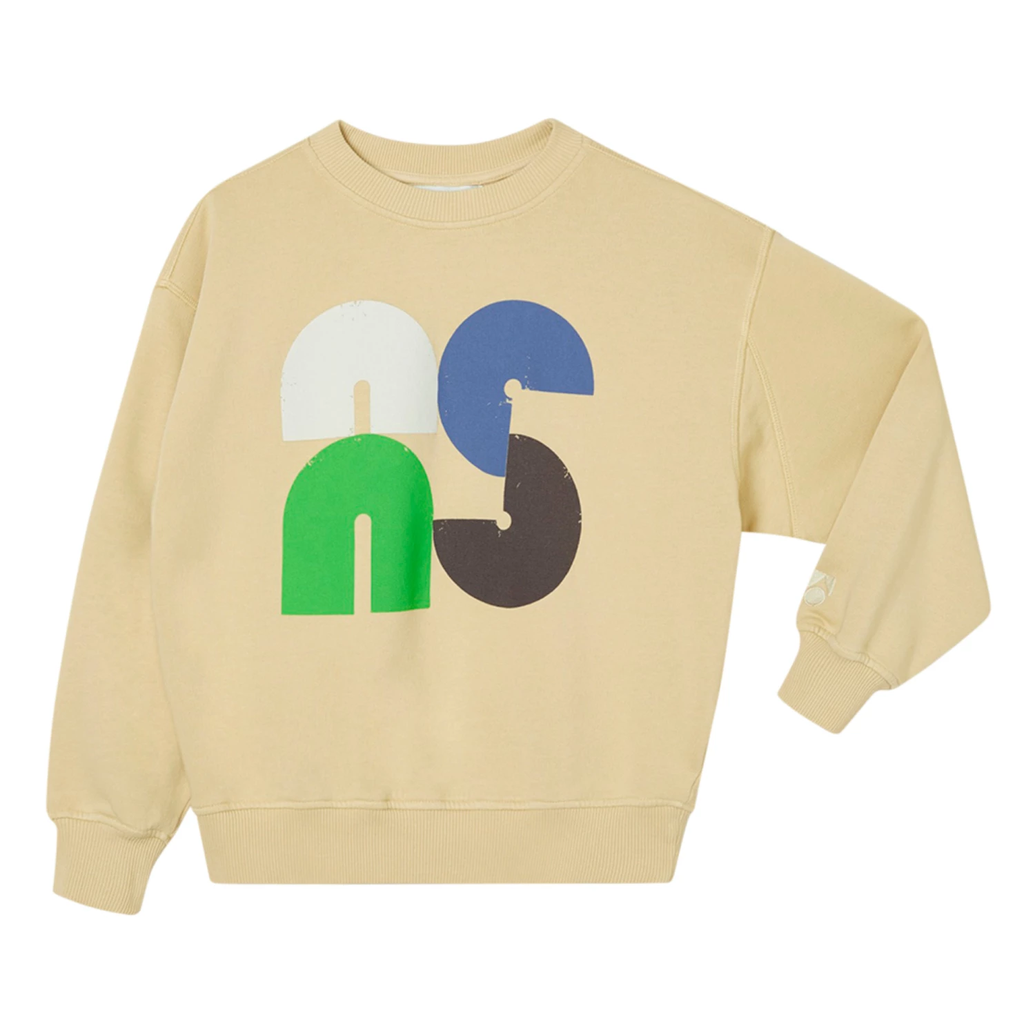 Wholesale ✔️ Organic Cotton Jumper Beige Main Story Fashion Teen, Children 🎉 3 Wholesale ✔️ Organic Cotton Jumper Beige Main Story Fashion Teen, Children 🎉 - Image 3