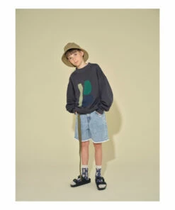 Deals ❤️ Organic Cotton Jumper Black Main Story Fashion Teen, Children 🔥 -Outlet Kids' Fashion Store organic cotton jumper black main story fashion teen children 2