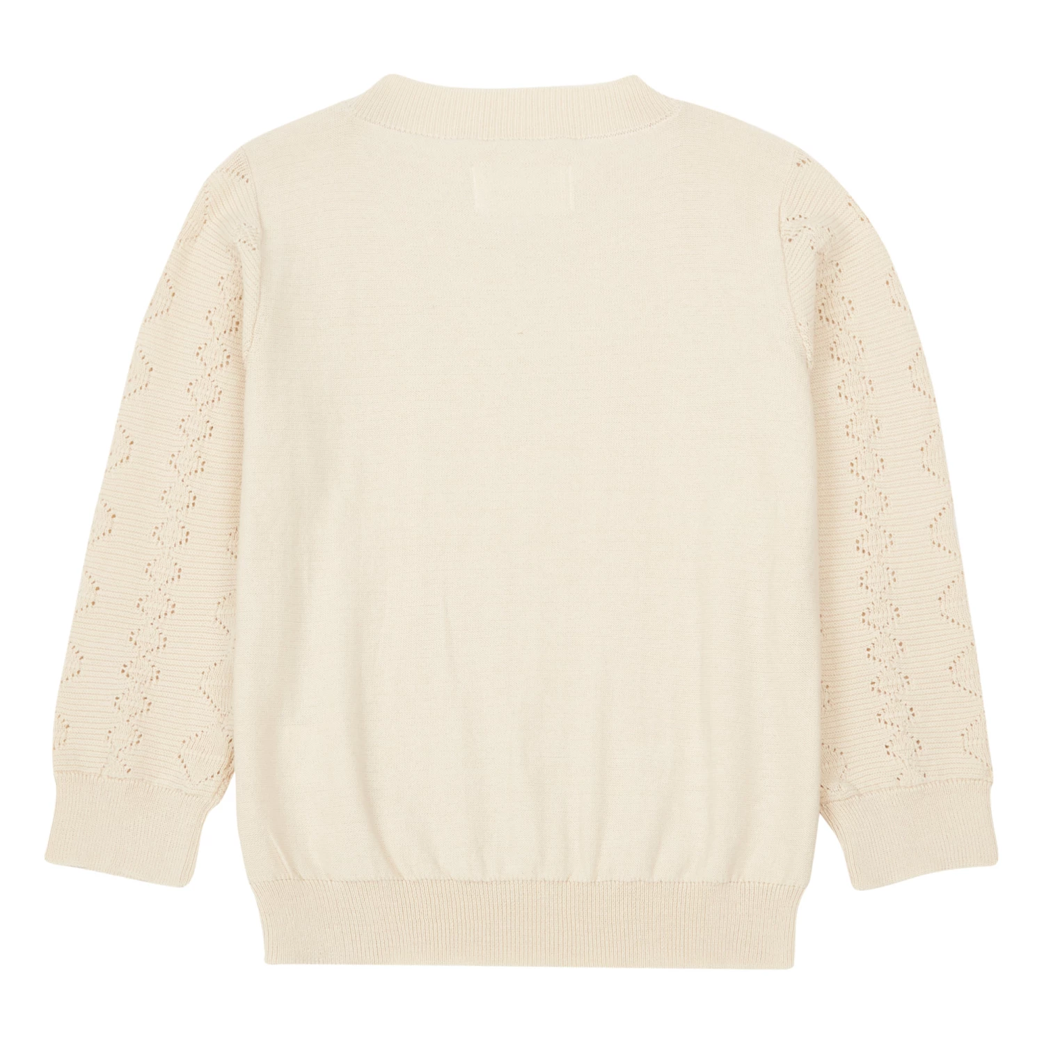 Outlet ⌛ Organic Cotton Jumper Ecru Aymara Fashion Teen, Children ✔️ 3 Outlet ⌛ Organic Cotton Jumper Ecru Aymara Fashion Teen, Children ✔️ - Image 3