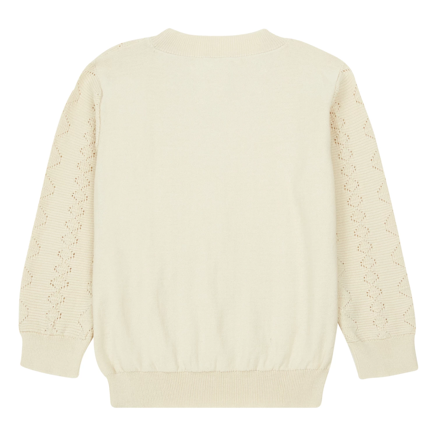 Outlet ⌛ Organic Cotton Jumper Ecru Aymara Fashion Teen, Children ✔️ 4 Outlet ⌛ Organic Cotton Jumper Ecru Aymara Fashion Teen, Children ✔️ - Image 4