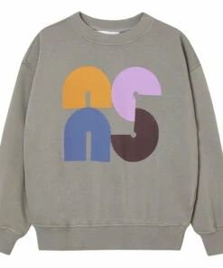 New 🔔 Organic Cotton Jumper Grey Main Story Fashion Teen, Children 🧨