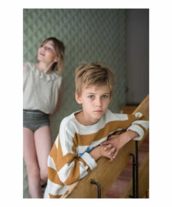 Cheapest ⭐ Organic Cotton Knit Jumper Brown Piupiuchick Fashion Teen, Children ⭐ -Outlet Kids' Fashion Store organic cotton knit jumper brown piupiuchick fashion teen children 2