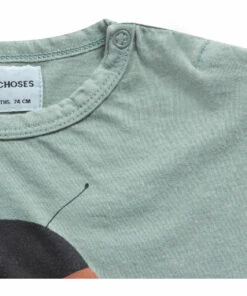 Cheapest 👍 Organic Cotton Ladybird T-shirt Sage Bobo Choses Fashion Baby, Children 🎉 -Outlet Kids' Fashion Store organic cotton ladybird t shirt sage bobo choses fashion baby children 3