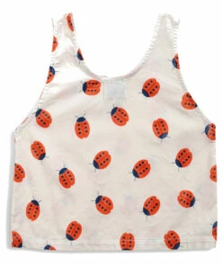 Cheap โ๏ธ Organic Cotton Ladybird Top Ecru Bobo Choses Fashion Children โจ