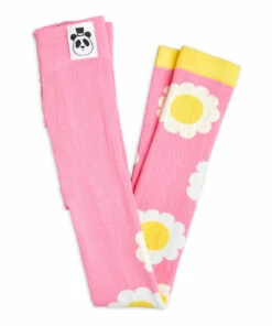 Hot Sale 👍 Organic Cotton Leggings Pink Mini Rodini Fashion Baby, Children 😀