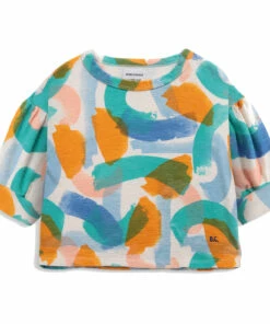 Hot Sale 👏 Organic Cotton Lightweight Sweatshirt Ecru Bobo Choses Fashion Children 👏