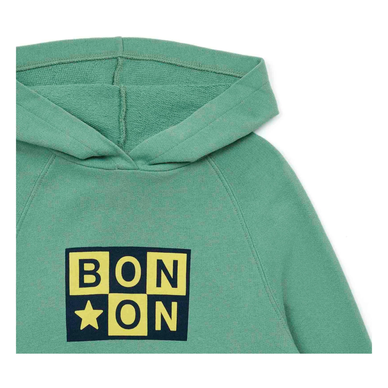 Cheapest ✨ Organic Cotton Logo Hoodie Green Bonton Fashion Children ⭐ 2 Cheapest ✨ Organic Cotton Logo Hoodie Green Bonton Fashion Children ⭐ - Image 2