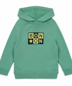 Cheapest ✨ Organic Cotton Logo Hoodie Green Bonton Fashion Children ⭐