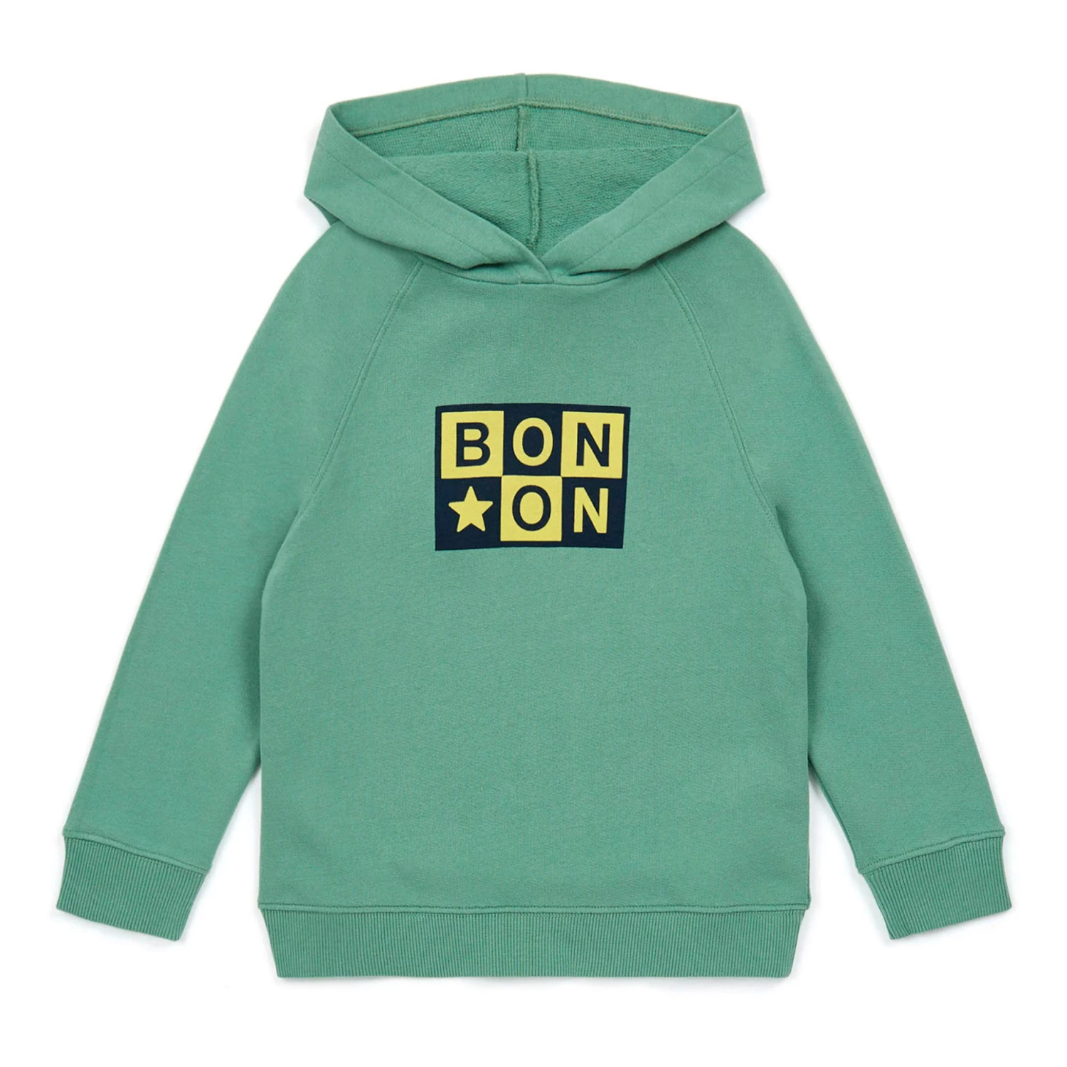 Cheapest ✨ Organic Cotton Logo Hoodie Green Bonton Fashion Children ⭐ 1 Cheapest ✨ Organic Cotton Logo Hoodie Green Bonton Fashion Children ⭐