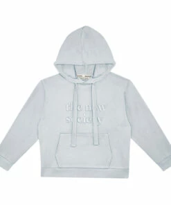 Discount 🤩 Organic Cotton Logo Hoodie Light blue the new society Fashion Teen, Children 🌟