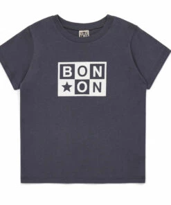 Best Pirce ⌛ Organic Cotton Logo T-shirt Charcoal grey Bonton Fashion Children 🤩