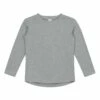 Budget ✔️ Organic Cotton Long Sleeve T-shirt Grey Gray Label Fashion Children 🤩