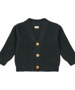 Best deal 🛒 Organic Cotton Mate Cardigan Storm Blue Poudre Organic Fashion Teen, Children 👍