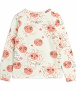 Outlet ✔️ Organic Cotton Moon T-shirt Ecru Mini Rodini Fashion Baby, Children 🎁 -Outlet Kids' Fashion Store organic cotton moon t shirt ecru mini rodini fashion baby children 2