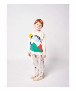 Cheapest 🔥 Organic Cotton Mountain Jumper Ecru Bobo Choses Fashion Children 👏 -Outlet Kids' Fashion Store organic cotton mountain jumper ecru bobo choses fashion children 3