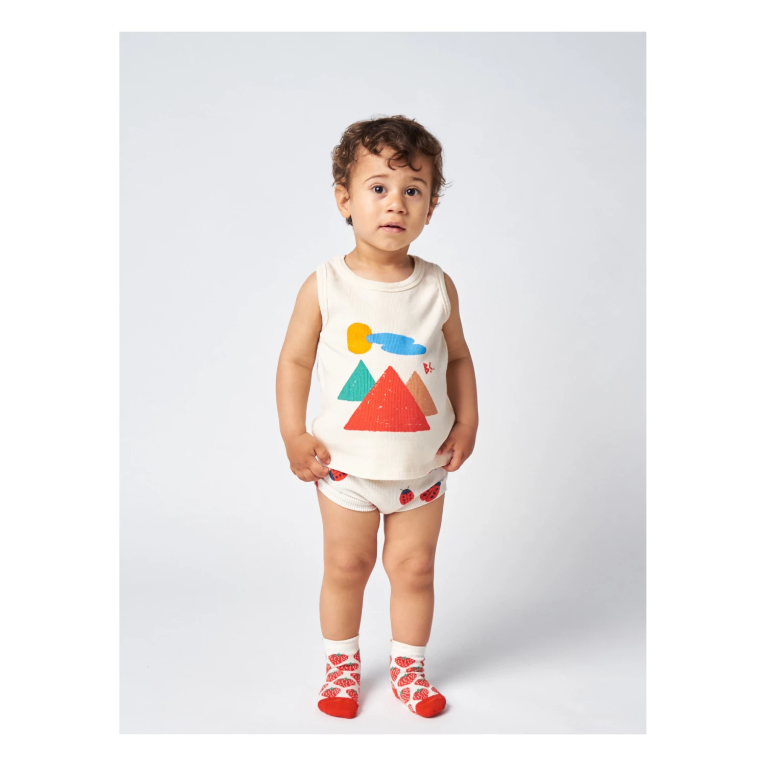 Coupon ๐ฏ Organic Cotton Mountain Tank Top Ecru Bobo Choses Fashion Baby, Children ๐ 2 Coupon ๐ฏ Organic Cotton Mountain Tank Top Ecru Bobo Choses Fashion Baby, Children ๐ - Image 2
