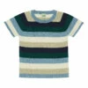 Cheapest 🎁 Organic Cotton Multi Stripe T-shirt Light blue FUB Fashion Children 🎁