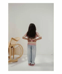 Promo 💯 Organic Cotton Multicoloured T-shirt Beige Repose AMS Fashion Teen, Children 💯 -Outlet Kids' Fashion Store organic cotton multicoloured t shirt beige repose ams fashion teen children 3