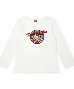 Top 10 ⌛ Organic Cotton Music T-shirt Ecru Bonton Fashion Children ⭐