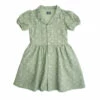 Best deal 👏 Organic Cotton Muslin Flower 👗 Dress Sage Tocoto Vintage Fashion Children 😀