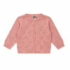 Budget 👏 Organic Cotton Openwork Heart Cardigan Pink Bonton Fashion Baby, Children 🌟