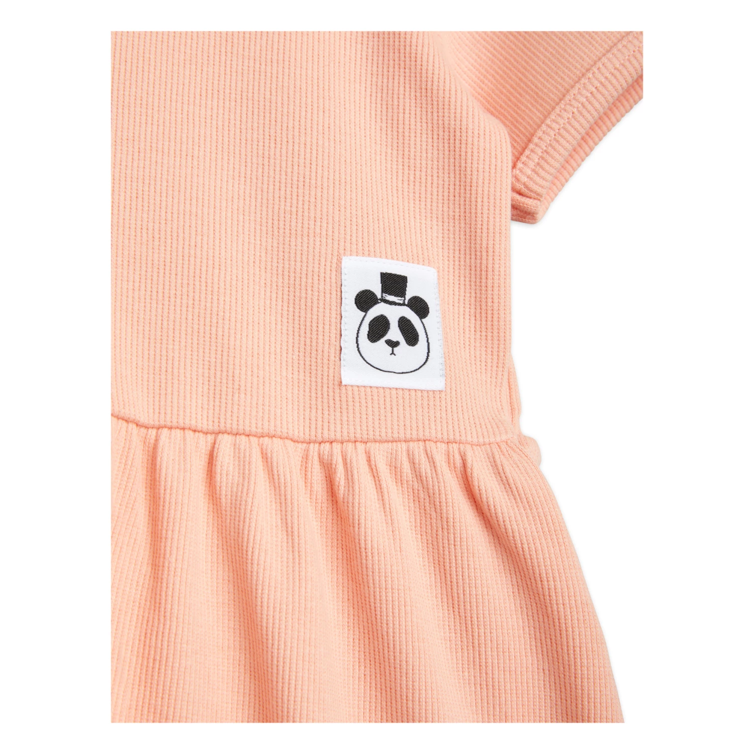 Outlet 😀 Organic Cotton Panda 👗 Dress Pale pink Mini Rodini Fashion Baby, Children 👍 2 Outlet 😀 Organic Cotton Panda 👗 Dress Pale pink Mini Rodini Fashion Baby, Children 👍 - Image 2