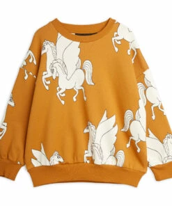 Hot Sale 🎁 Organic Cotton Pegasus Sweatshirt Camel Mini Rodini Fashion Baby, Children 😍