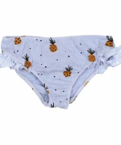 Best Sale 👏 Organic Cotton Pineapple 👙 Bikini Bottoms Light blue Búho Fashion Children 👍