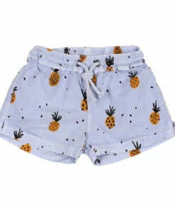 Buy 🛒 Organic Cotton Pineapple Swim Trunks Light blue Búho Fashion Baby, Children 😀