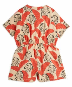 Best Sale 🔥 Organic Cotton Playsuit Orange Mini Rodini Fashion Baby, Children 👍 -Outlet Kids' Fashion Store organic cotton playsuit orange mini rodini fashion baby children 2