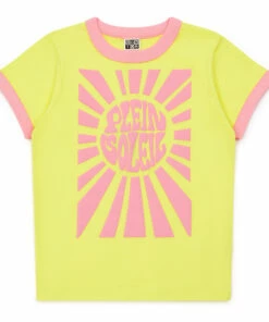 Cheapest 🤩 Organic Cotton Plein Soleil T-shirt Yellow Bonton Fashion Children 👏